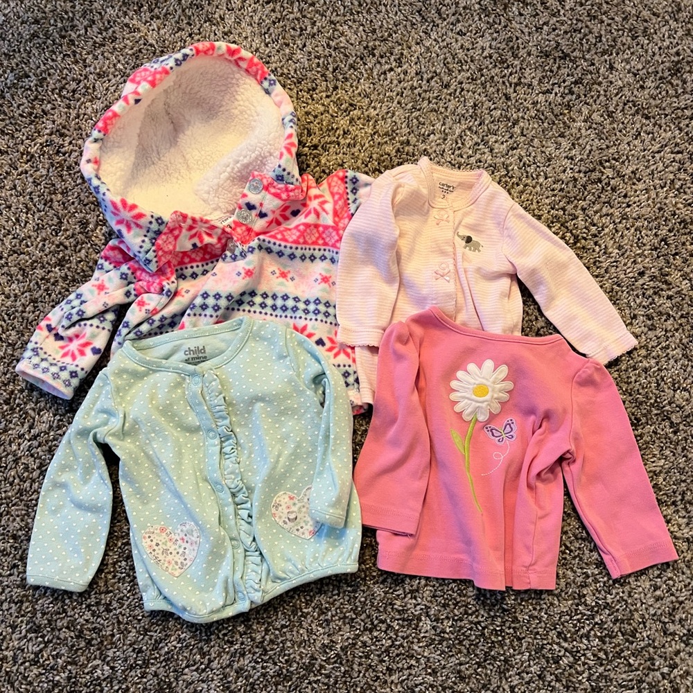 Baby Girl Long Sleeve Lot